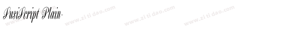 SusiScript Plain字体转换